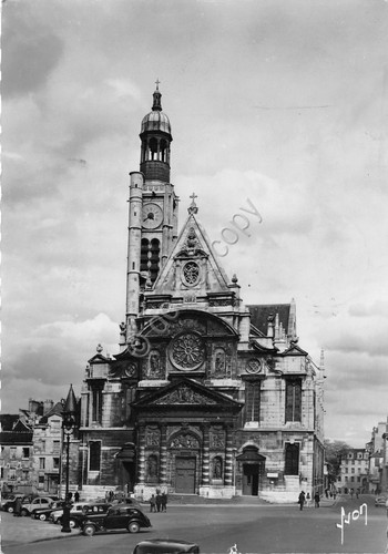 Cartolina Paris Eglise S. Etienne du Mont 1956 SEGNATASSE 20 …