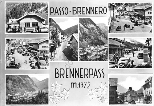 Cartolina Passo Brennero vedute (Bolzano)