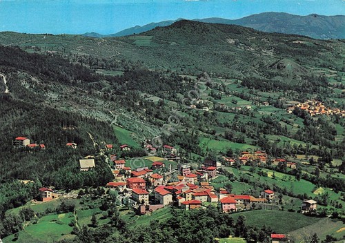 Cartolina Passo del Bralllo Panorama 1973 (Pavia)