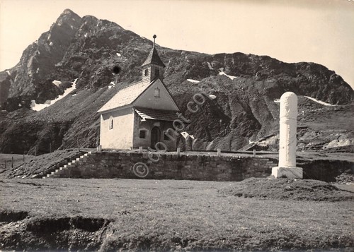 Cartolina Passo del Giovio timbro Passo 1959 (Bolzano)