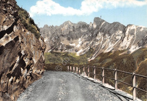 Cartolina Passo del Vivione Strada 1961