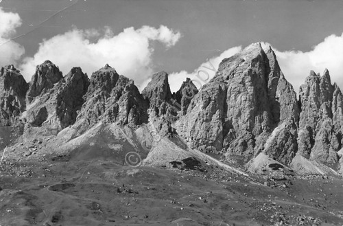 Cartolina Passo Gardena Gruppo di Cir