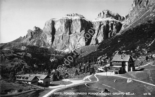 Cartolina Passo Pordoi Hotel Pordoi Gruppo Sella