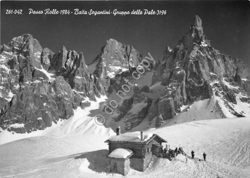 Cartolina Passo Rolle Baita Segantini Gruppo delle Pale Foto Ghedina …