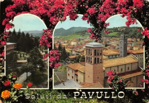 Cartolina Pavullo vedute 1972 (Modena)