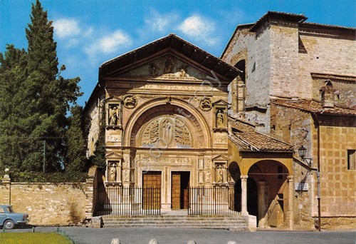 Cartolina Perugia Oratori di San Bernardino anni '70