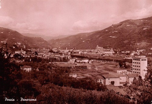 Cartolina Pescia Panorama 1949