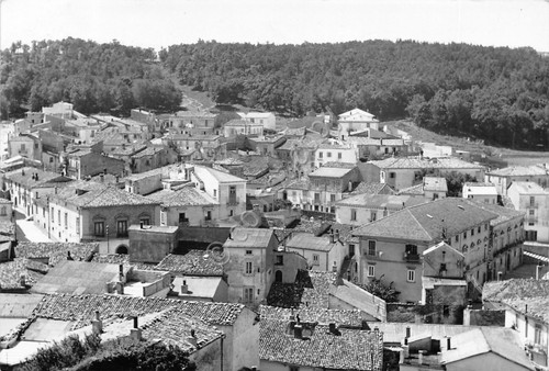 Cartolina Pescopagano Panorama 1961