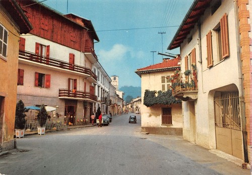 Cartolina Peveragno Via Bersezio