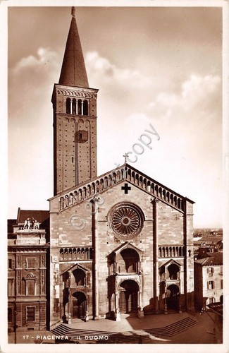 Cartolina Piacenza Duomo Fotocelere