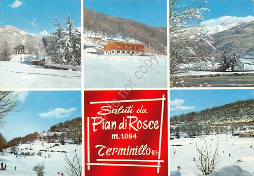 Cartolina Pian di Rosce Terminillo 5 vedute