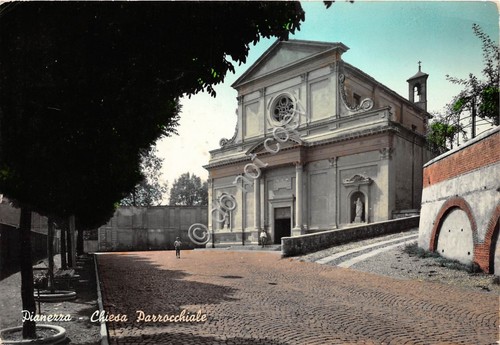 Cartolina Pianezza Chiesa Parrocchiale anni '70