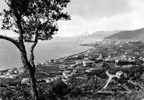 Cartolina Pietraligure Panorama 1961 timbro Pietraligure (Savona)