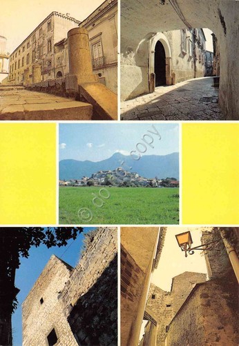 Cartolina Pietramelara panorama da Sferracavallo anni '70