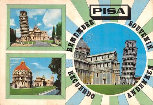 Cartolina Pisa vedute