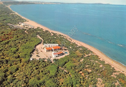 Cartolina Platamona Hotel del Golfo panorama dall'alto