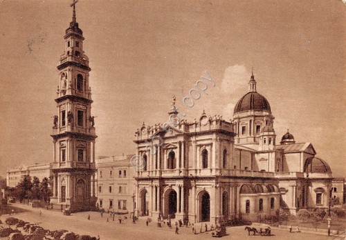 Cartolina Pompei Santuario della Vergine del SS Rosario Illustrata 1955 …