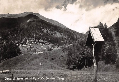 Cartolina Ponte di Legno Frazione Pezzo 1955