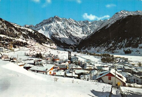 Cartolina Ponte di Legno panorama paese case 1964