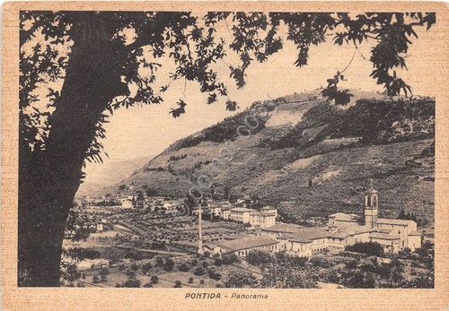 Cartolina Pontida Panorama NVG (Bergamo)