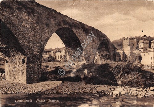 Cartolina Pontremoli Ponte Stenna anni '50