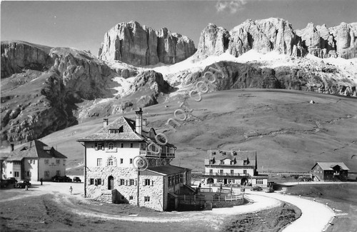 Cartolina Pordoi Passo e Cima Foto Ghedina