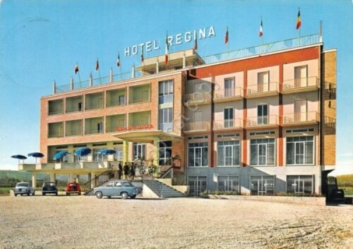 Cartolina Porto Recanati Grand Hotel Regina grinze