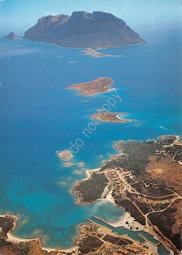 Cartolina Porto San Paolo La Corallina panorama aereo 1985