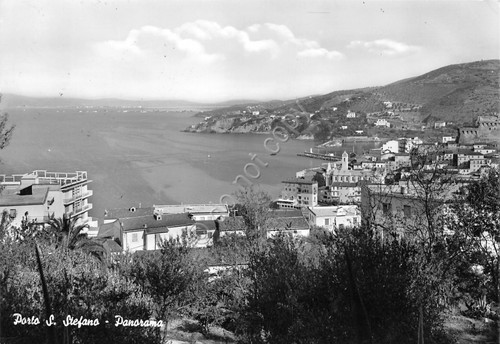 Cartolina Porto Santo Stefano Panorama 1962