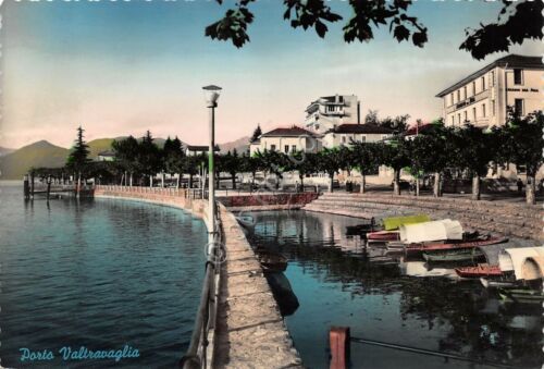 Cartolina Porto Valtravaglia 1957