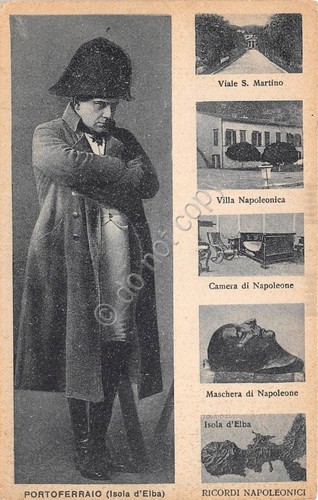 Cartolina Portoferraio Napoleone ricordi Napoleonici