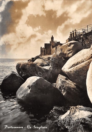 Cartolina Portovenere la Scogliera anni '50 (La Spezia)