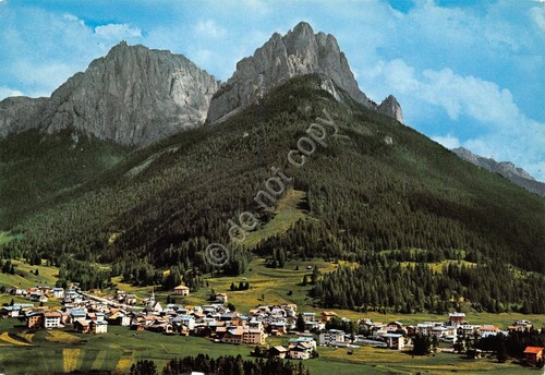 Cartolina Pozza di Fassa Panorama (Trento)