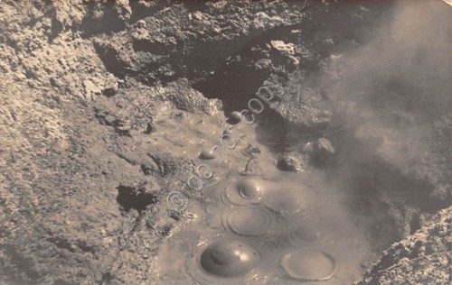 Cartolina Pozzuoli solfatara fotocartolina