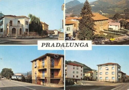 Cartolina Pradalunga vedute (Bergamo)