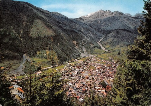 Cartolina Predazzo Dolomiti Panorama da Belvedere 1972