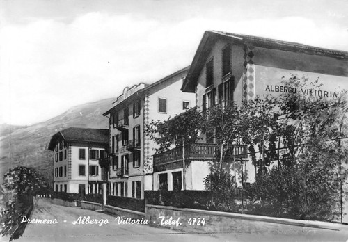 Cartolina Premeno Albergo Vittoria