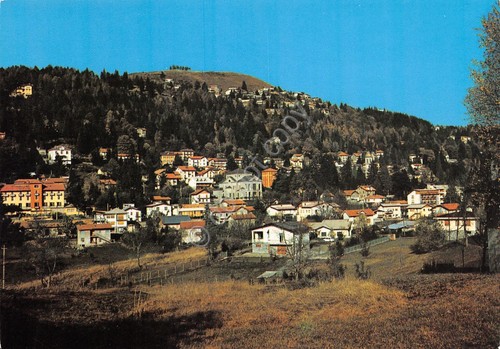 Cartolina Premeno case e collina