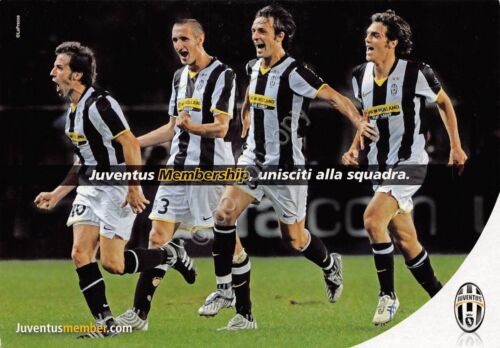 Cartolina pubblicitaria Calcio Juventus membership