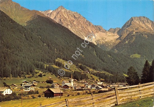 Cartolina Pusteria Anteselva di Mezzo panorama 1977