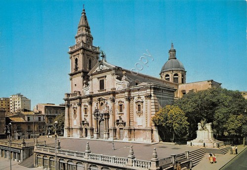 Cartolina Ragusa Cattedrale di San G. Battista
