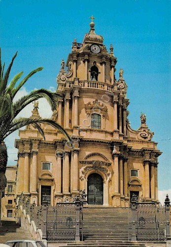 Cartolina Ragusa Duomo di San Giorgio