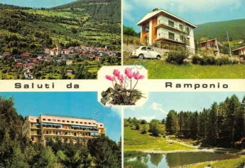 Cartolina Ramponio vedute 1969 (Como)