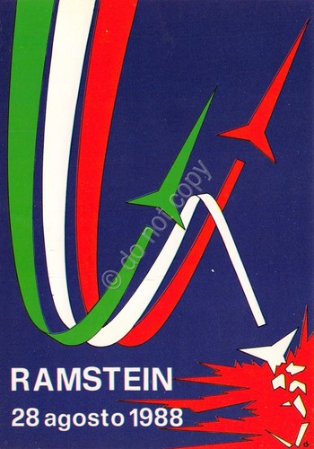 Cartolina Ramstein Anniversario della tragedia 1988