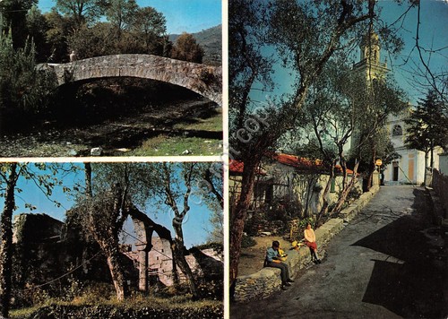 Cartolina Rapallo Entroterra animata