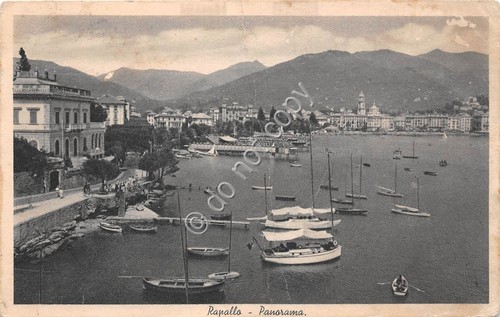 Cartolina Rapallo Panorama 1938