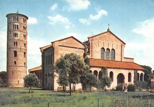Cartolina Ravenna S. Apollinare in Classe Basilica