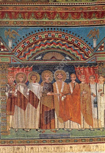 Cartolina Ravenna S. Apollinare in Classe La Concessione dei privilegi