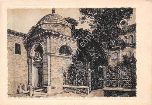 Cartolina Ravenna Tomba di Dante
