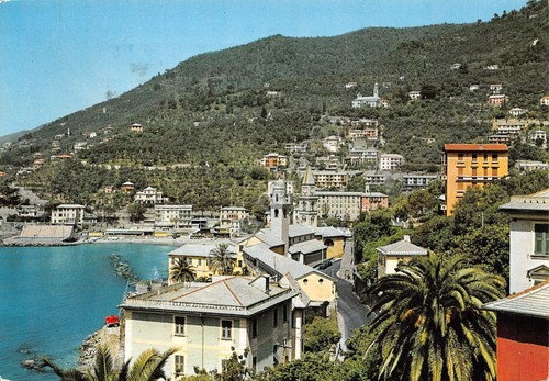 Cartolina Recco panorama parziale 1971 (Genova)